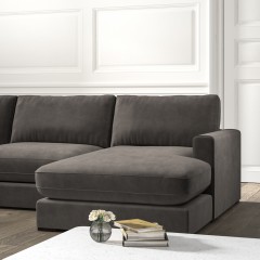 Cloud Chaise Sofa Cosmos Graphite