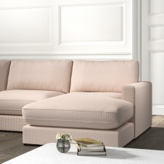 Cloud Chaise Sofa Sabra Blush