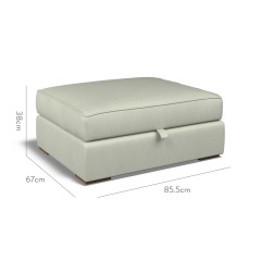 furniture cloud storage footstool amina sage plain dimension