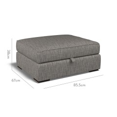 furniture cloud storage footstool kalinda charcoal plain dimension