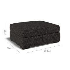 furniture cloud storage footstool safara charcoal weave dimension