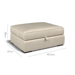 furniture cloud storage footstool safara stone weave dimension