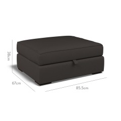 furniture cloud storage footstool shani charcoal plain dimension