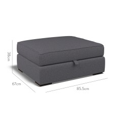 furniture cloud storage footstool viera indigo plain dimension