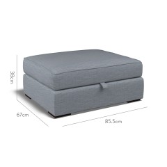 furniture cloud storage footstool zuri denim plain dimension