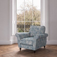 furniture ellery chair namatha denim print lifestyle