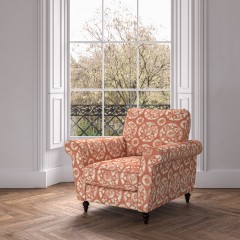 furniture ellery chair nubra apricot print lifestyle