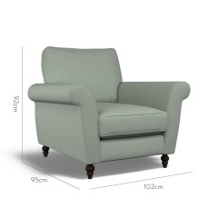 furniture ellery chair shani celadon plain dimension