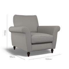 furniture ellery chair viera fog plain dimension