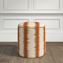 furniture malpaso footstool aarna rust print lifestyle