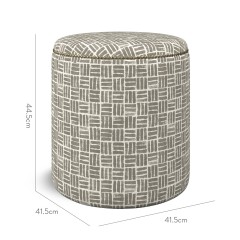 furniture malpaso footstool atlas flint print dimension