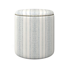 Malpaso Footstool Bodo Stripe Ink