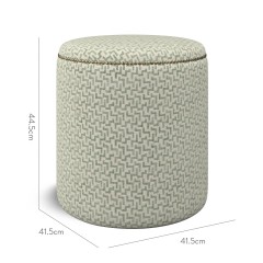 furniture malpaso footstool desta eggshell weave dimension