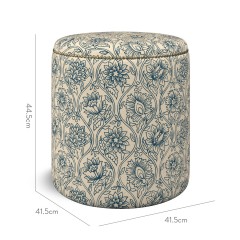 furniture malpaso footstool lotus midnight print dimension