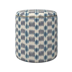 Malpaso Footstool Patola Indigo