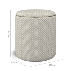 furniture malpaso footstool sabra smoke weave dimension