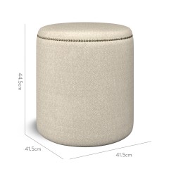 furniture malpaso footstool safara stone weave dimension