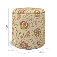 furniture malpaso footstool shimla spice print dimension