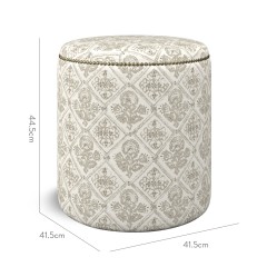 furniture malpaso footstool watika pebble print dimension