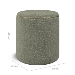 furniture malpaso footstool yana sage weave dimension