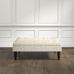 furniture monterey medium footstool ellora parchment print lifestyle