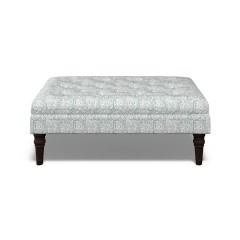 Monterey Footstool Ellora Steel Blue