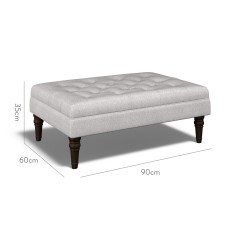 furniture monterey medium footstool safara dove weave dimension