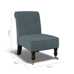 furniture napa chair yana teal weave dimension