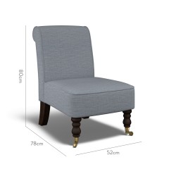 furniture napa chair zuri denim plain dimension