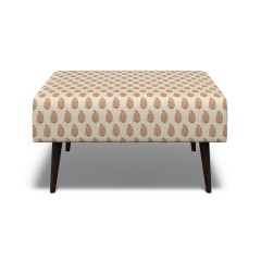 Ombu Footstool Indira Rust