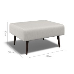 furniture ombu footstool zuri flint plain dimension