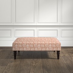 furniture savannah medium footstool ellora cinnamon print lifestyle