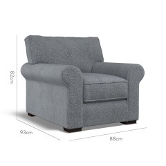 furniture vermont fixed chair yana denim weave dimension