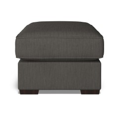 furniture vermont fixed ottoman amina charcoal plain front