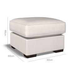 furniture vermont fixed ottoman amina dove plain dimension