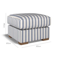 furniture vermont fixed ottoman fayola indigo weave dimension