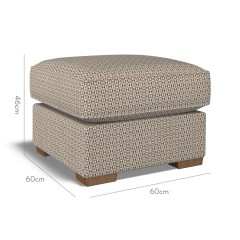 furniture vermont fixed ottoman nala ochre weave dimension