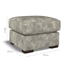 furniture vermont fixed ottoman namatha charcoal print dimension