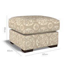 furniture vermont fixed ottoman nubra linen print dimension