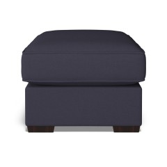 furniture vermont fixed ottoman shani indigo plain front