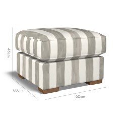 furniture vermont fixed ottoman tassa grande fog print dimension