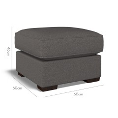 furniture vermont fixed ottoman viera charcoal plain dimension