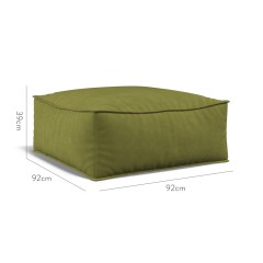 furniture zen pouffe cosmos moss plain dimension