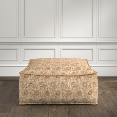 furniture zen pouffe lotus ginger print lifestyle