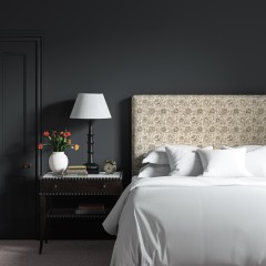 Bantry Headboard Lotus Charcoal