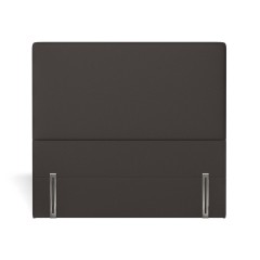 headboard bantry shani charcoal plain front