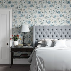 Bruton Headboard Amina Denim