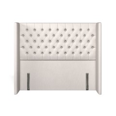 headboard bruton amina dove plain front