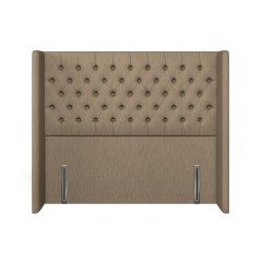 headboard bruton amina mocha plain front