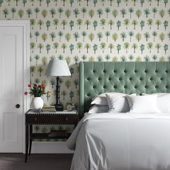 Bruton Headboard Cosmos Celadon